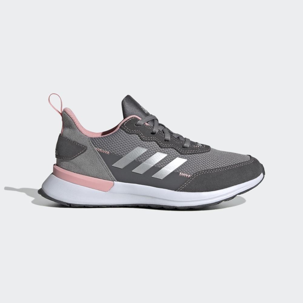 Adidasi Alergare Adidas RapidaRun Elite Fete Romania - Gri/Argintii Metal/Roz EG6913